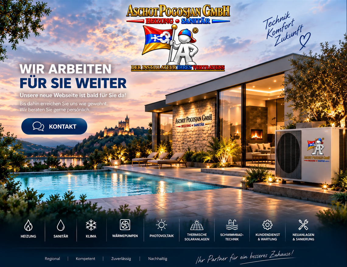 Aschot Pogosjan GmbH – Wir arbeiten für Sie weiter