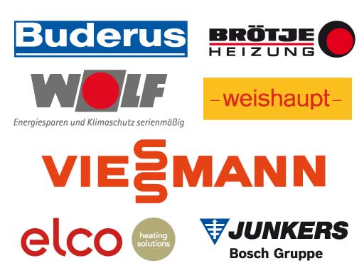 Heizungsmarken und Unternehmen Logos